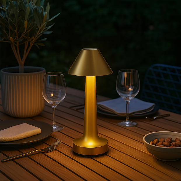 Lucen™ | Drahtlose LED-Tischlampe mit Dimmerfunktion