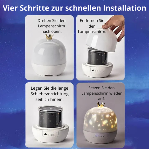 Traumlicht™ | Beruhigende Sternenhimmel Lampe